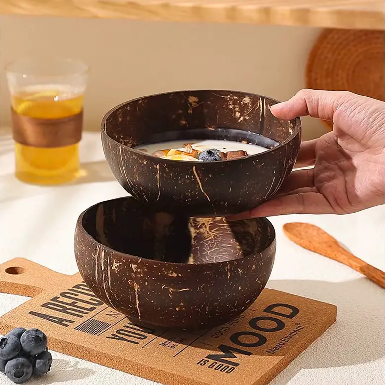 Bols en noix de coco naturel