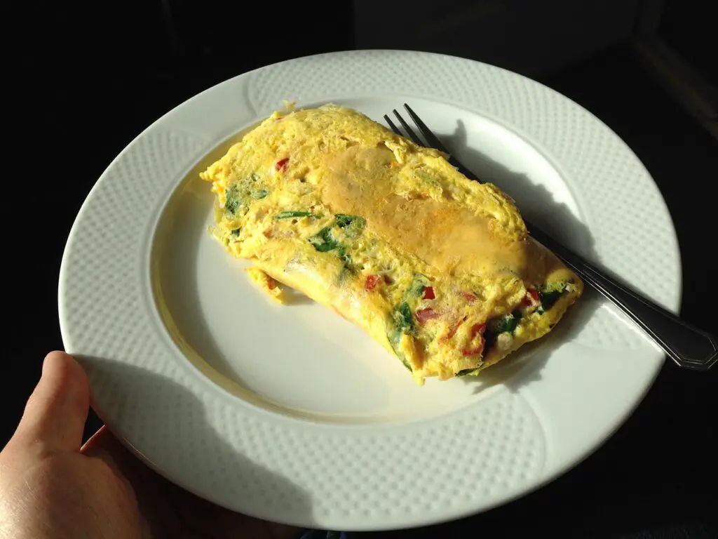 Recette Omelette aux épinards