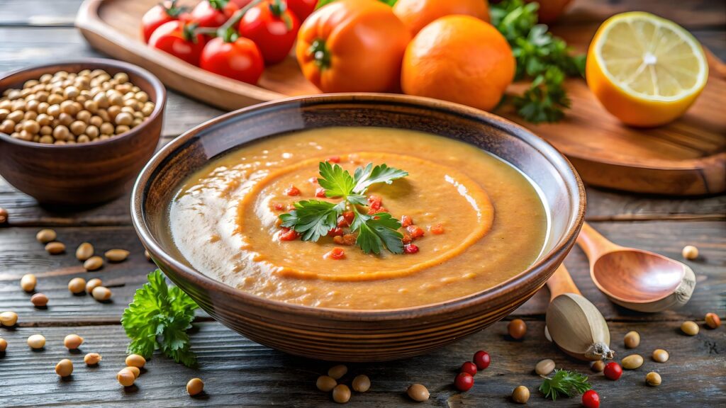 Recette de la Bissara : Purée de fèves marocaine savoureuse